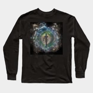 Soul in spiritual tunnel Long Sleeve T-Shirt